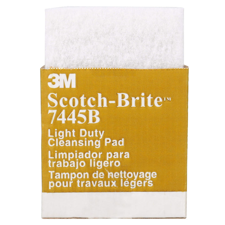 Scotch-Brite Light Cleansing Hand Pad 7445B, HP-HP, Nepheline Syenite Super Fine