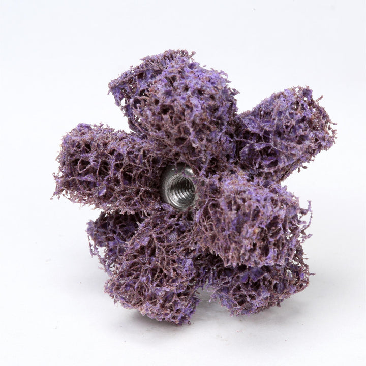 Scotch-Brite Cross Buff, 1-1/2 in x 3/8 in x 2 PLY x 8-32 High Strength
A MED