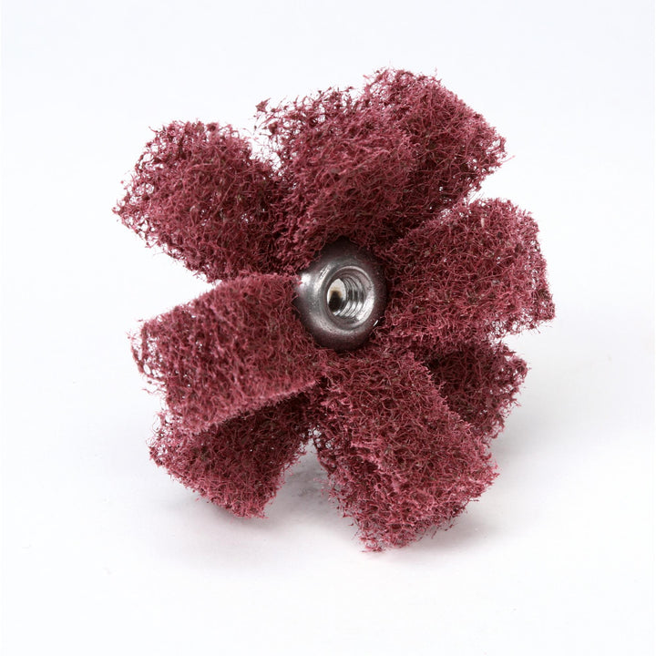 Scotch-Brite Cross Buff, 1-1/2 in x 3/8 in x 2 PLY x 8-32 High Strength
A VFN