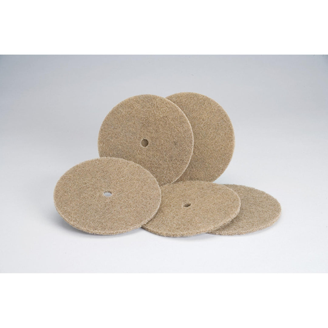 Standard Abrasives Buff and Blend AP Disc, 870710, 6 in x 1/2 in A MED,
10/Pac