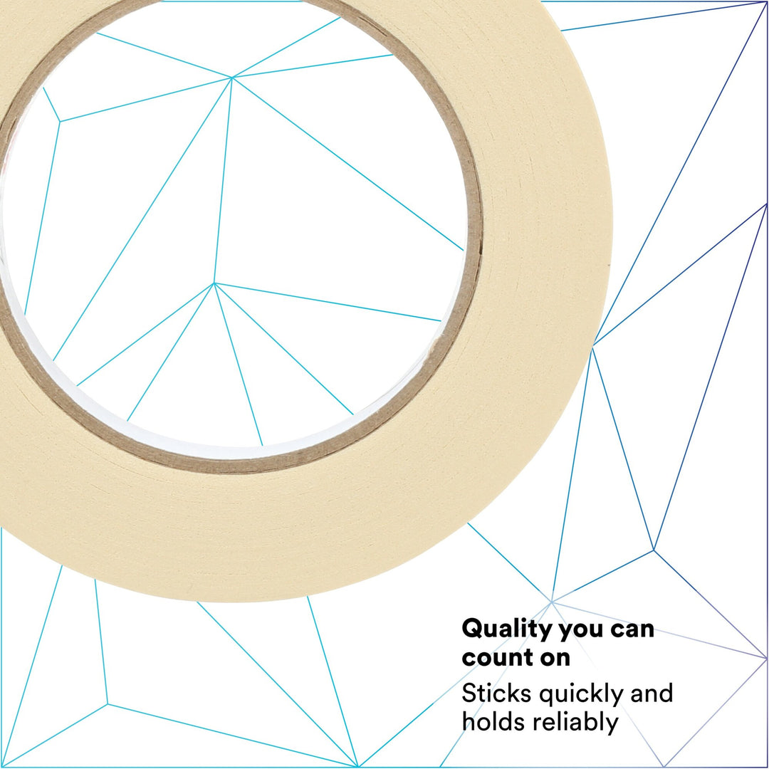 3M Masking Tape 2307, Tan, 24 mm x 55 m, 5.2 mil