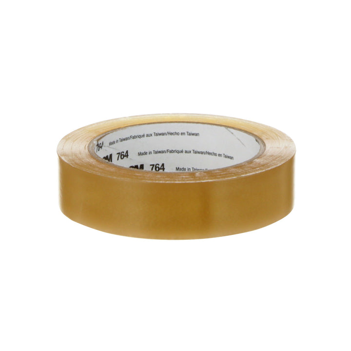 3M General Purpose Vinyl Tape 764, Transparent, 1 in x 36 yd, 5 mil
