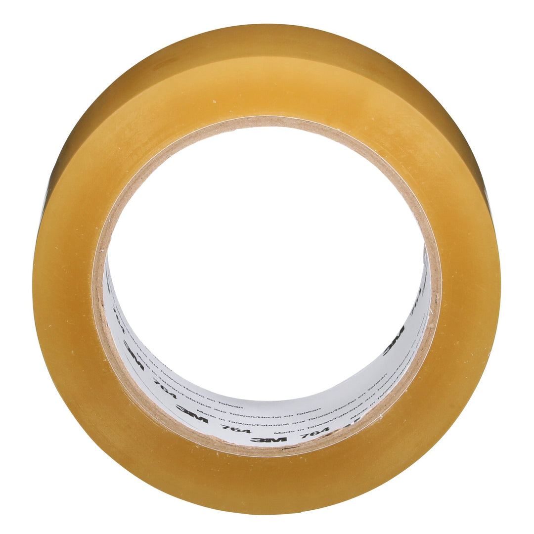 3M General Purpose Vinyl Tape 764, Transparent, 2 in x 36 yd, 5 mil