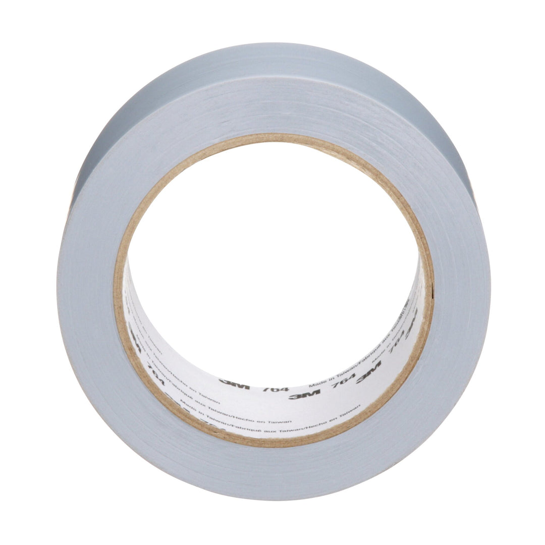 3M General Purpose Vinyl Tape 764, Gray, 2 in x 36 yd, 5 mil, 24 Roll/Case