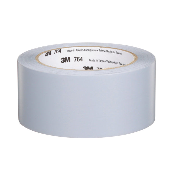 3M General Purpose Vinyl Tape 764, Gray, 2 in x 36 yd, 5 mil, 24 Roll/Case