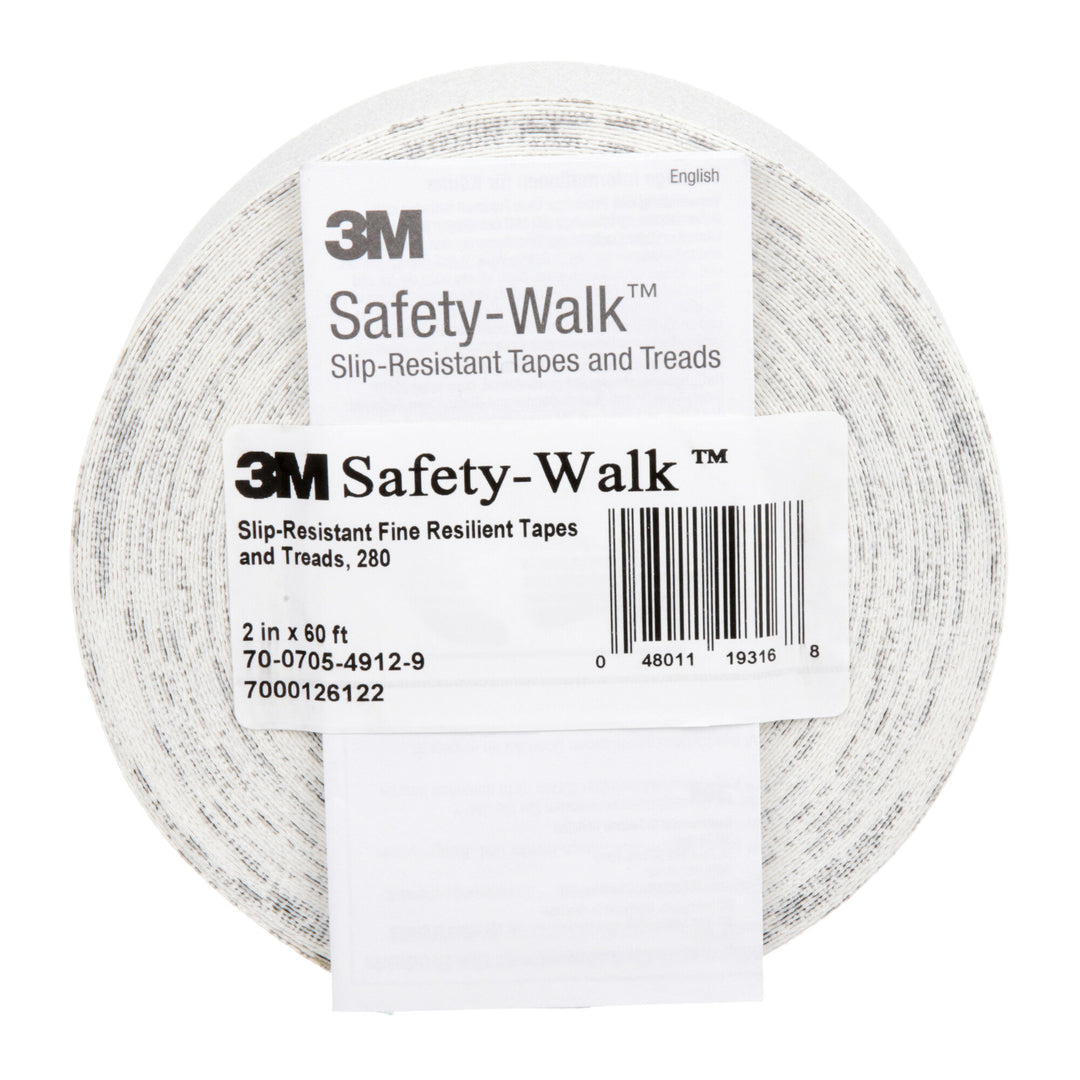 3M Safety-Walk Slip-Resistant Fine Resilient Tapes & Treads 280,White
