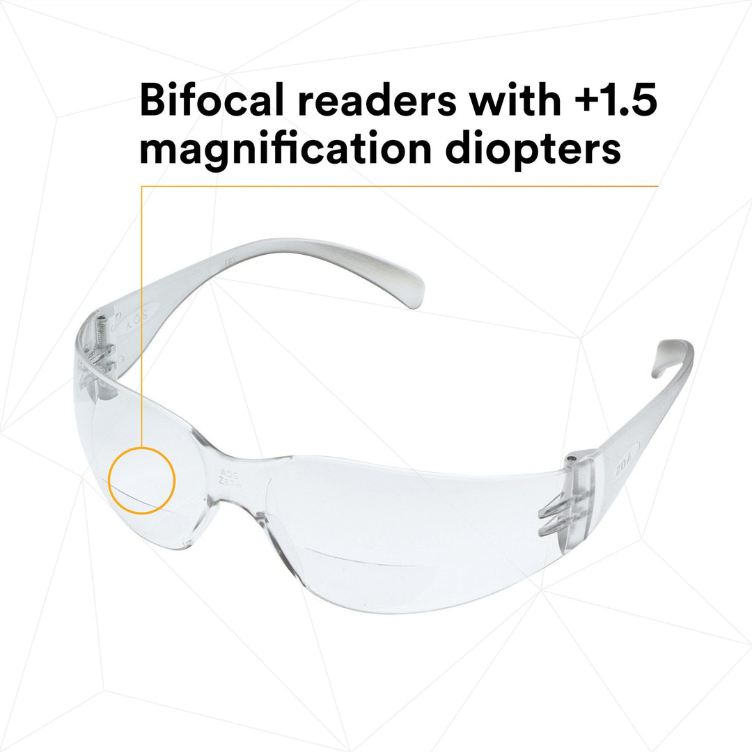 3M Virtua Reader Protective Eyewear 11513-00000-20 Clear Anti-FogLens