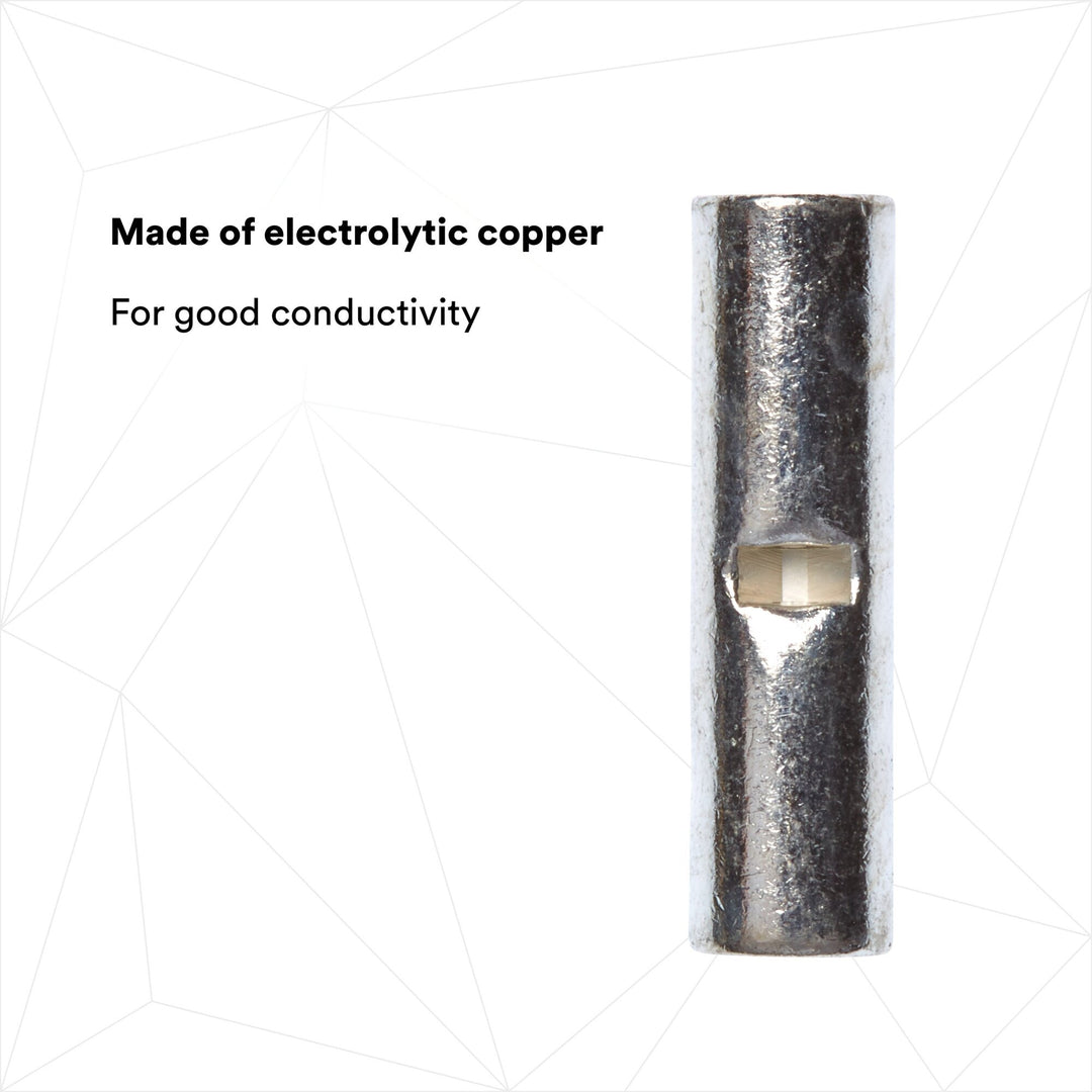 3M Scotchlok Butt Connector, Non-Insulated Seamless M10BCK, 12-10 AWG