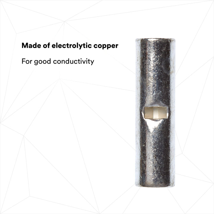 3M Scotchlok Butt Connector, Non-Insulated Seamless M10BCK, 12-10 AWG