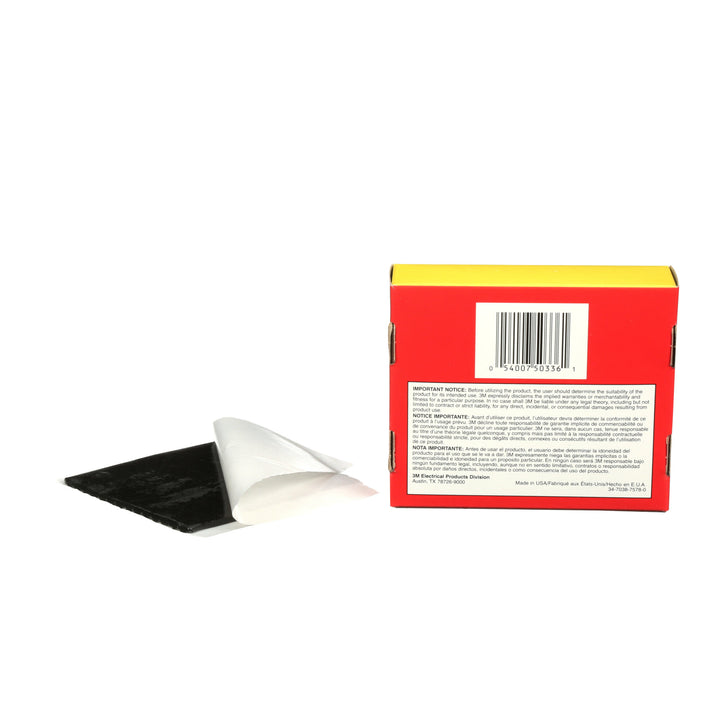 3M Scotch-Seal Mastic Tape Compound 2229, 3-3/4 in x 3-3/4 in, Black