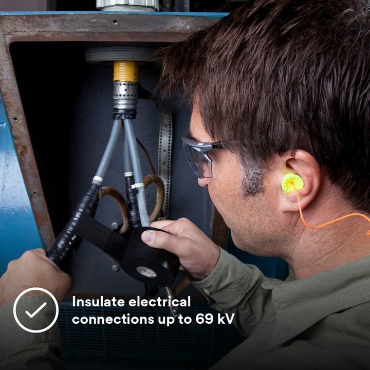 Scotch® Linerless Rubber Splicing Tape 130C, 1 in x 10 ft, Black, 1
roll/carton