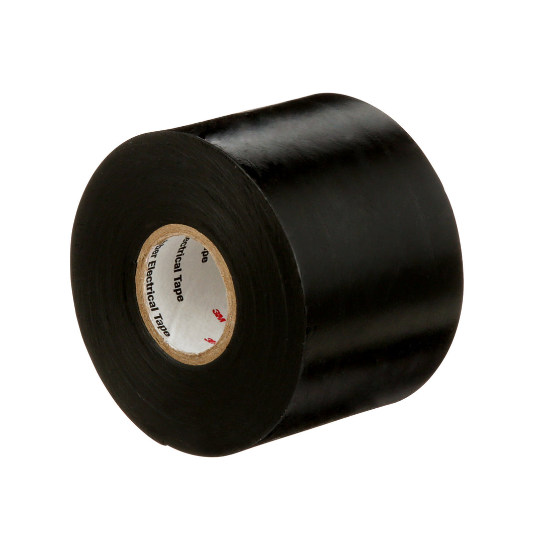 3M Linerless Electrical Rubber Tape 2242, 2 in x 15 ft, 1 in core,
Black