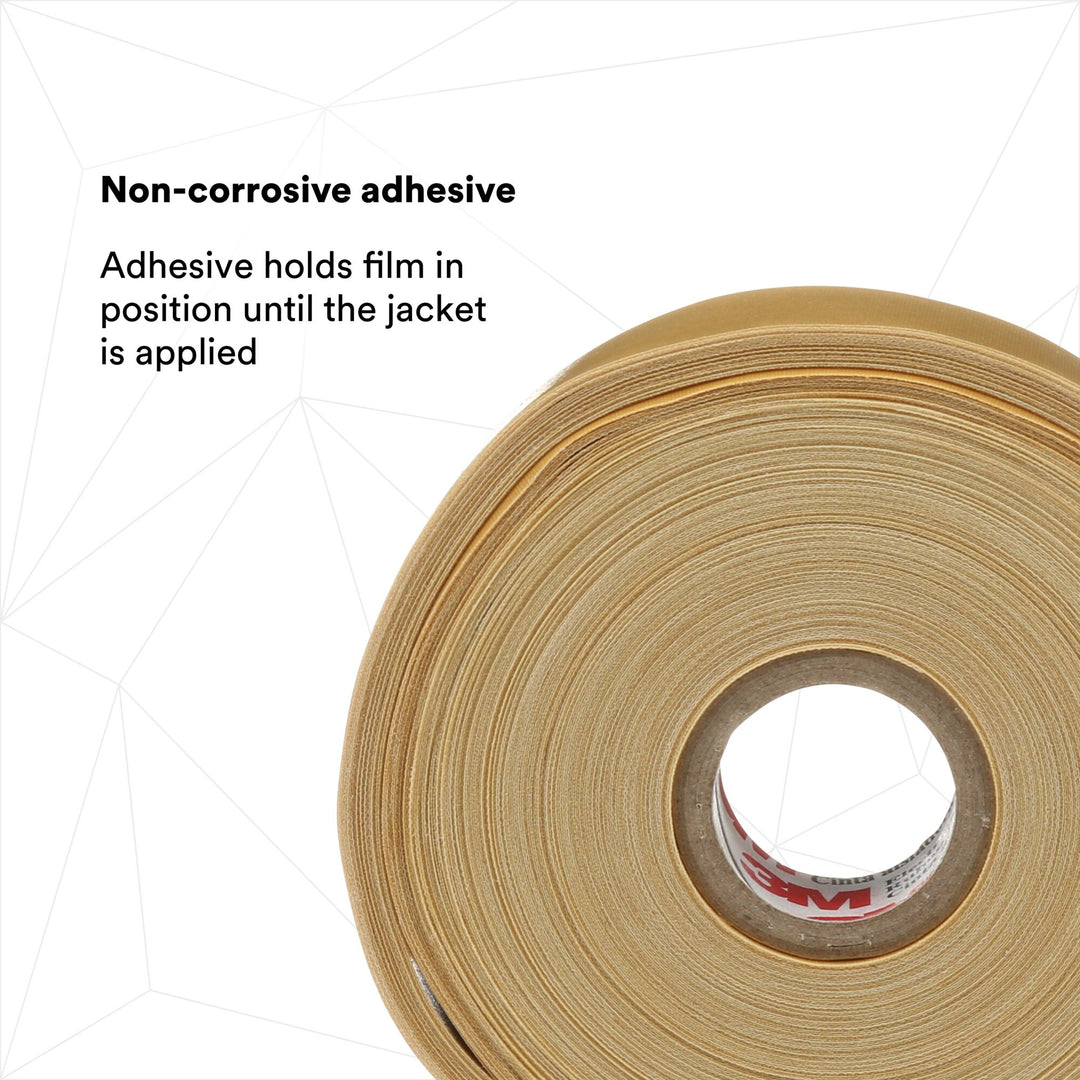 Scotch® Varnished Cambric Tape 2520, 3/4 in x 36 yd, Yellow