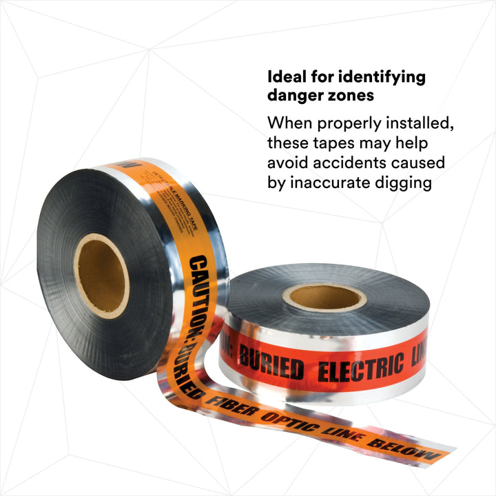 Scotch® Detectable Buried Barricade Tape 407