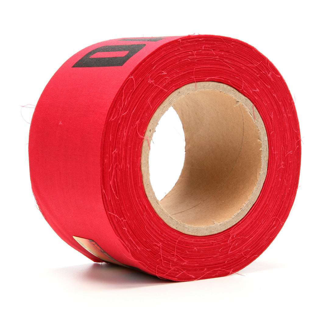 Scotch® Repulpable Barricade Tape 515, DANGER, 3 in x 150 ft, Red