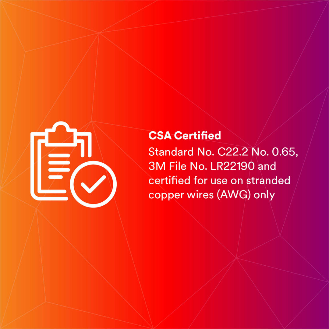3M Scotchlok Butt Connector Nylon Insulated, MNG18BCX