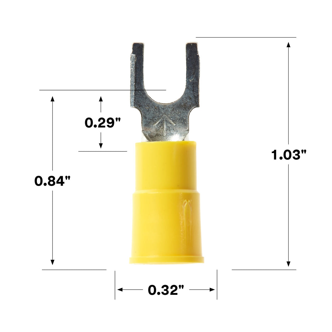 3M Scotchlok Block Fork Vinyl Insulated, MV10-10FBX