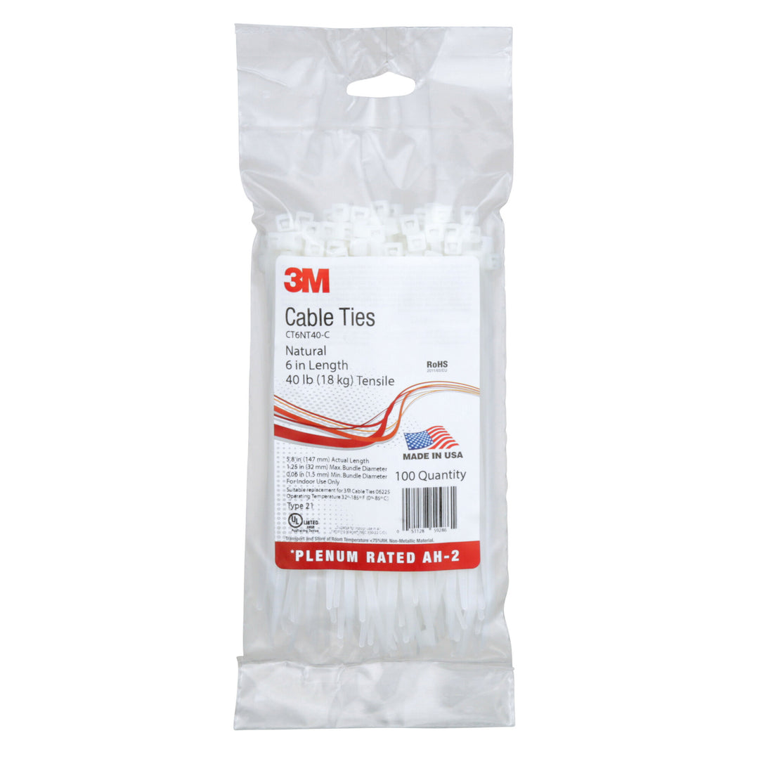 3M Cable Tie CT6NT40-C