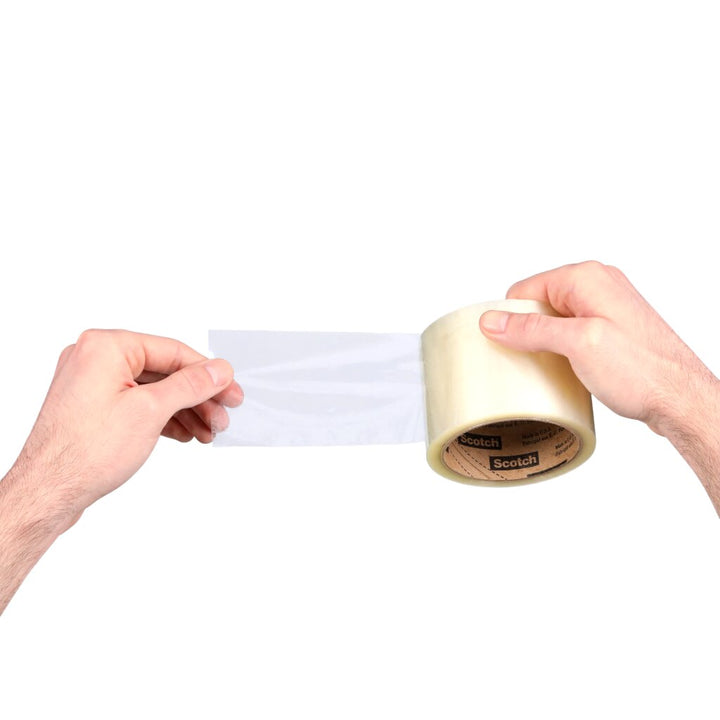 Scotch® Box Sealing Tape 371, Clear, 72 mm x 914 m