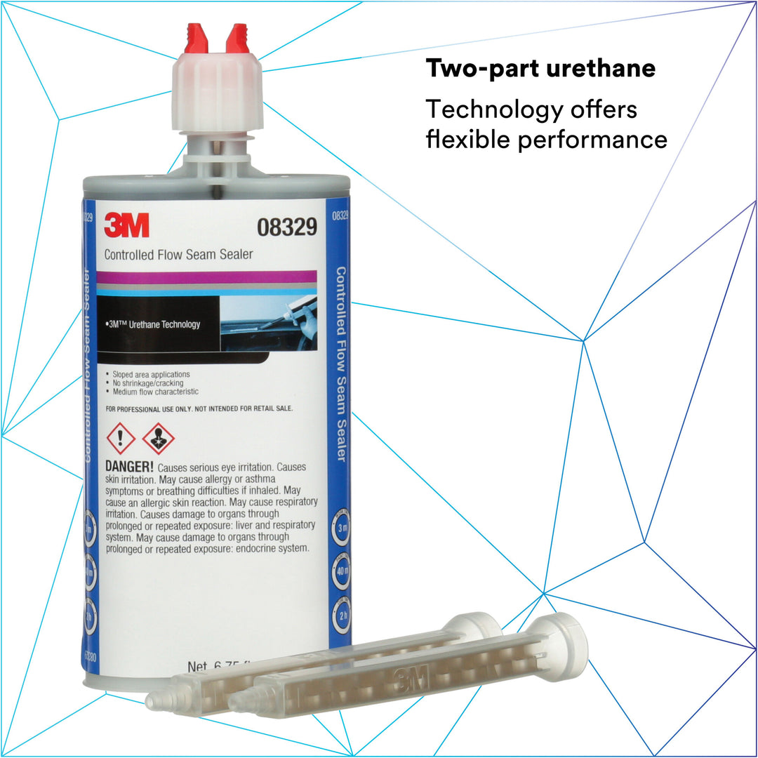 3M Controlled-Flow Seam Sealer, 08329, 200 mL Cartridge