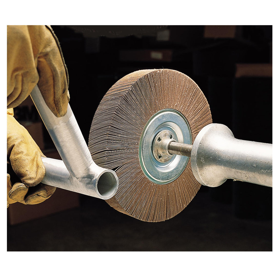 3M Flap Wheel 741A, 80 X-weight, 16 in x 8 in x 2 in, 1 ea/Case,