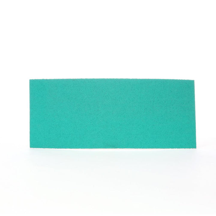 3M Green Corps Production Resin Sheet, 02225, 80 grade, 3 2/3 in x 9
in