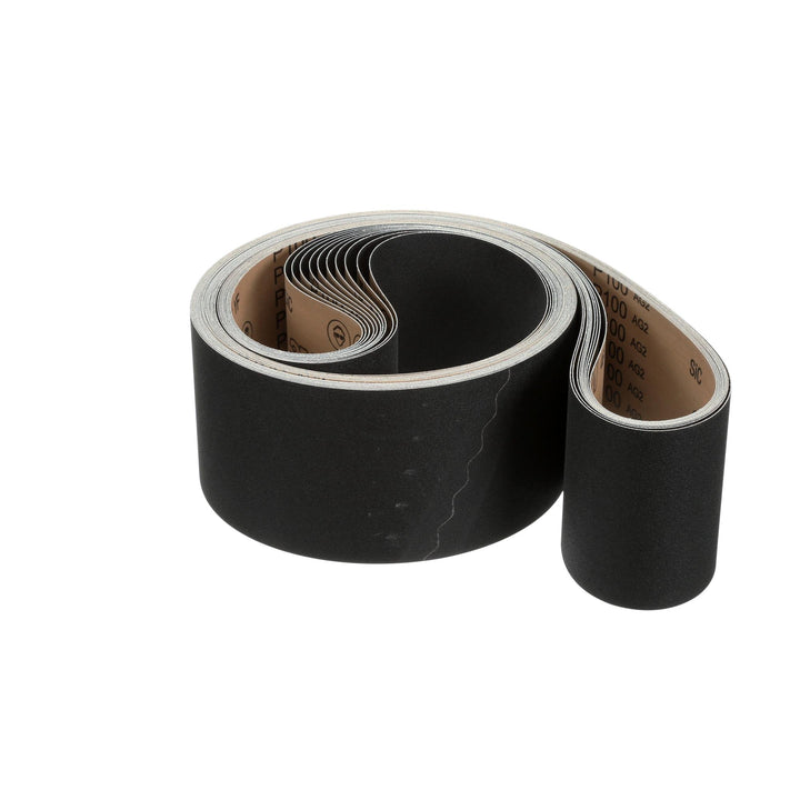 3M Cloth Belt 461F, P100 YF-weight, 6 in x 131 in, Sine-lok,
Single-flex