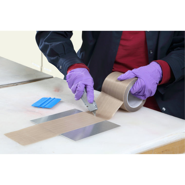 3M General Purpose PTFE Glass Cloth Tape 5151, Light Brown, 3 in x 36yd, 5.3 mil