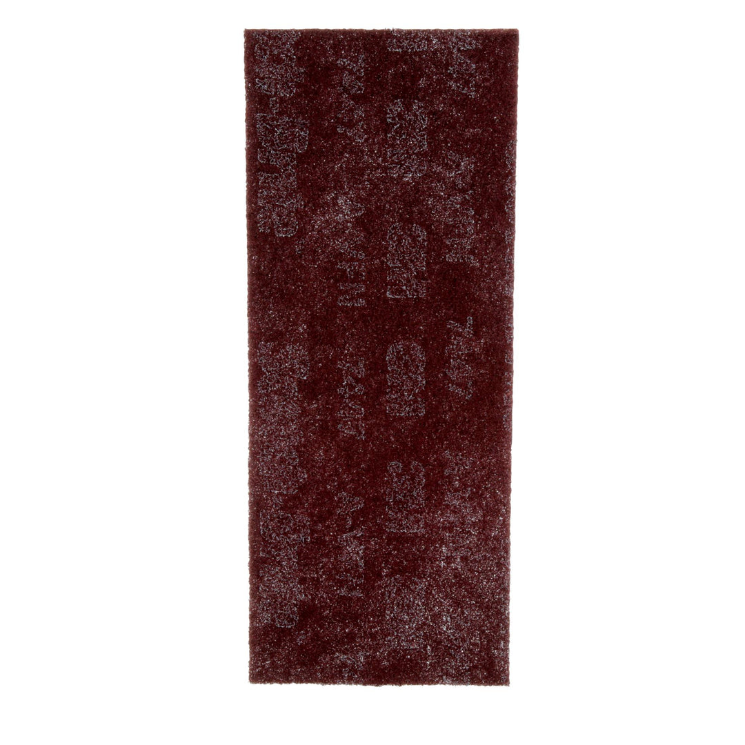 3M Hand Sanding Metal Finishing Pad 7414NA, 4.375 in x 11 in, Maroon
Medium