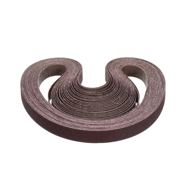 3M Cloth Belt 341D, 50 X-weight, 1 in x 42 in, Film-lok, Single-flex