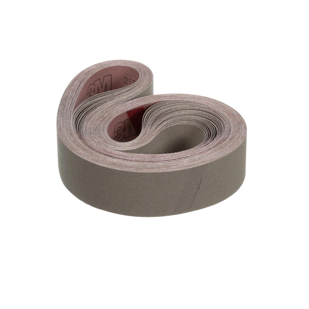 3M Cloth Belt 211K, 500 J-weight, 2 in x 48 in, Film-lok, Full-flex