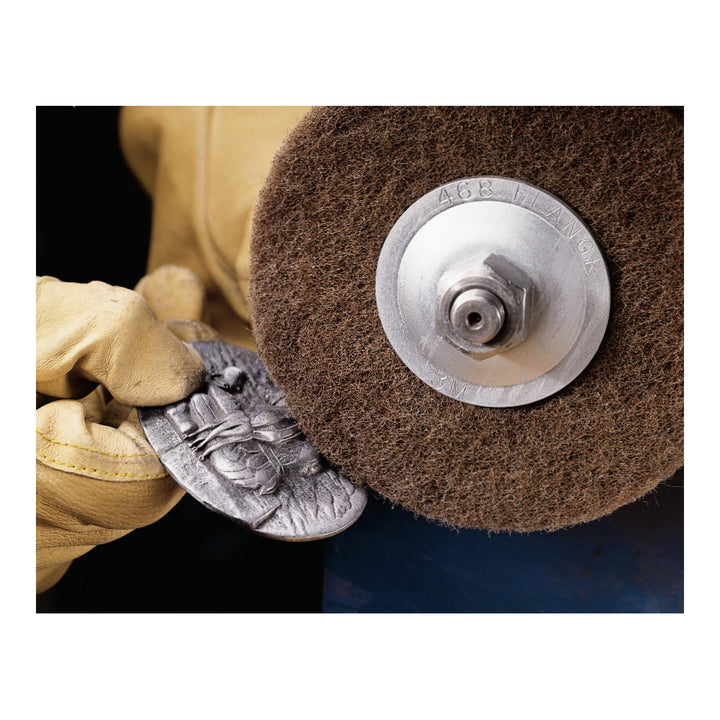 Scotch-Brite High Strength Disc, HS-DC, A/O Very Fine, 4 in x 1/4 in