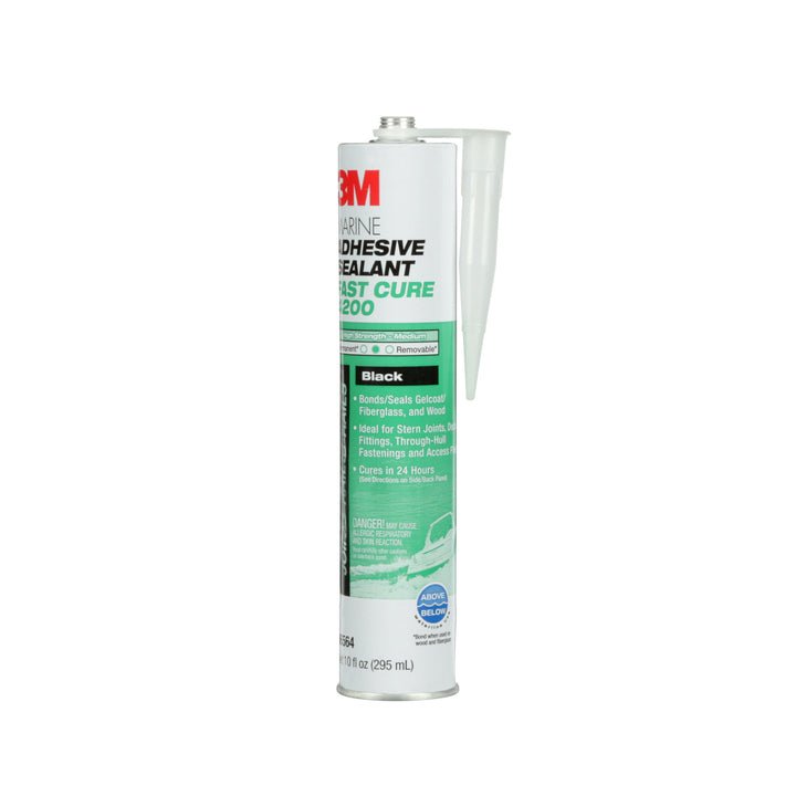 3M Marine Adhesive Sealant 4200FC Fast Cure, PN06564, Black, 295 mLCartridge