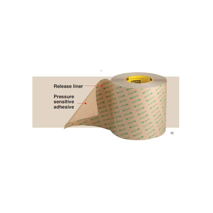 3M VHB Adhesive Transfer Tape F9469PC, Clear, 18 in x 60 yd, 5 Mil