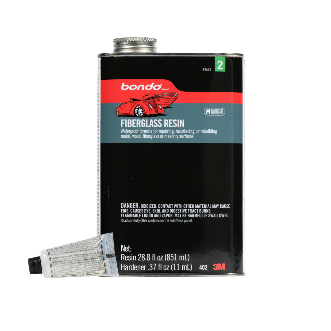 Bondo® Fiberglass Resin, 00402, 0.9 Quart