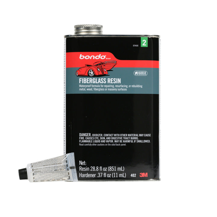 Bondo® Fiberglass Resin, 00402, 0.9 Quart