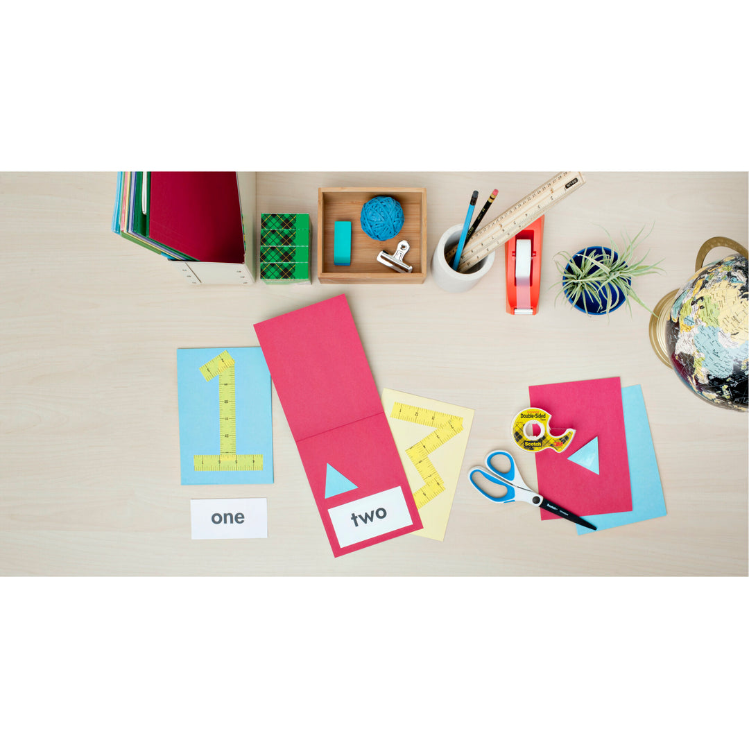 Scotch® Double Sided Tape 137DM-2, 1/2 in x 400 in 2 Pack