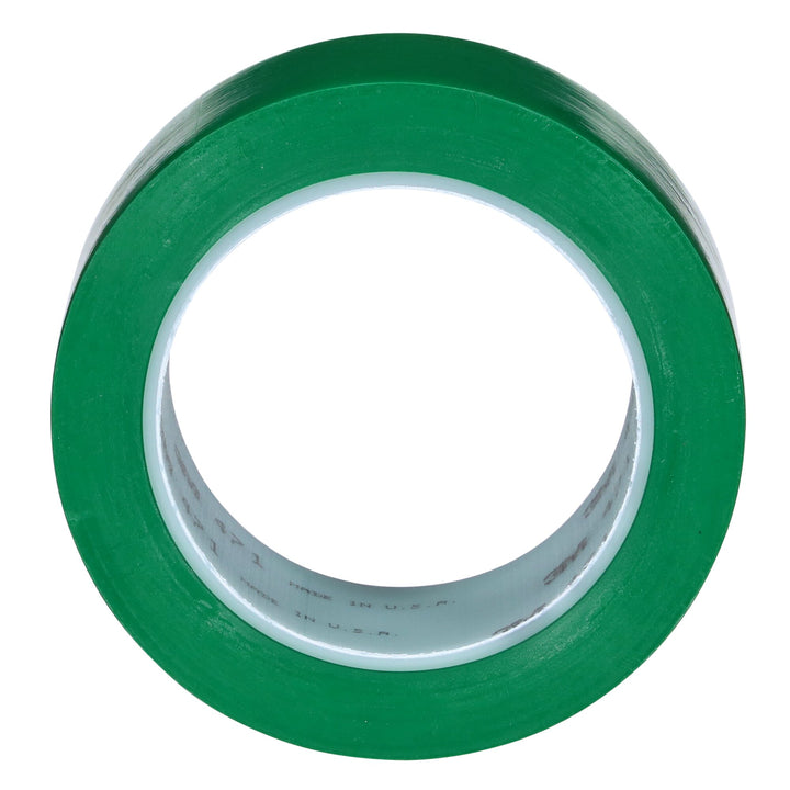 3M Vinyl Tape 471, Green, 1 1/2 in x 36 yd, 5.2 mil
