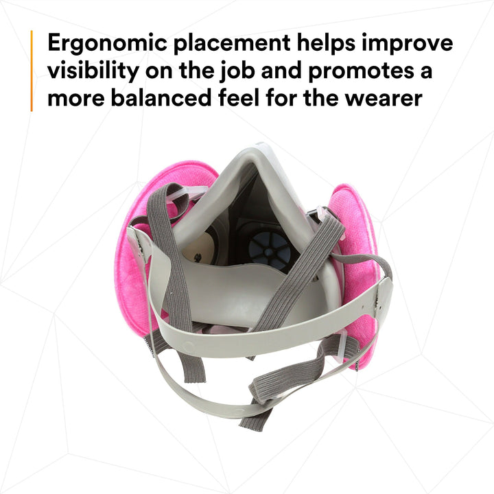 3M Half Facepiece Reusable Respirator Assembly 6191/07001(AAD), P100