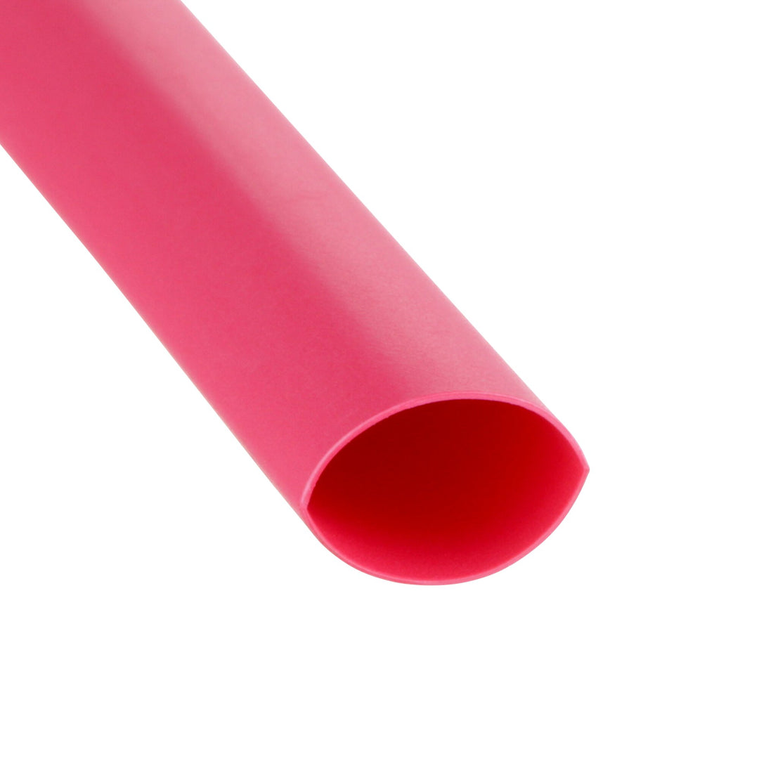 3M Heat Shrink Thin-Wall Tubing FP-301-1/2-48"-Red-100 Pcs, 48 inLength sticks