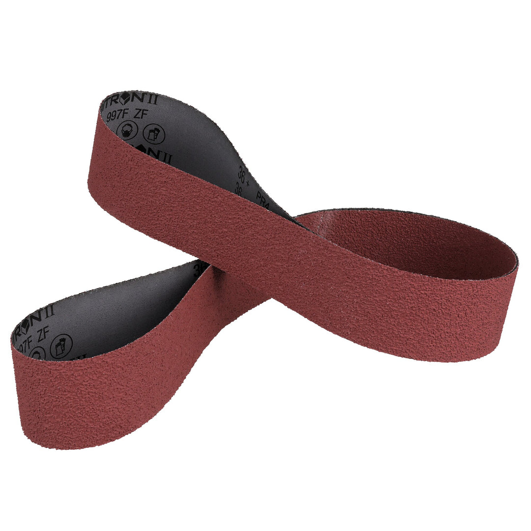 3M Cubitron II Cloth Belt 997F, 36+ ZF-weight, 6 in x 132 in,Film-lok