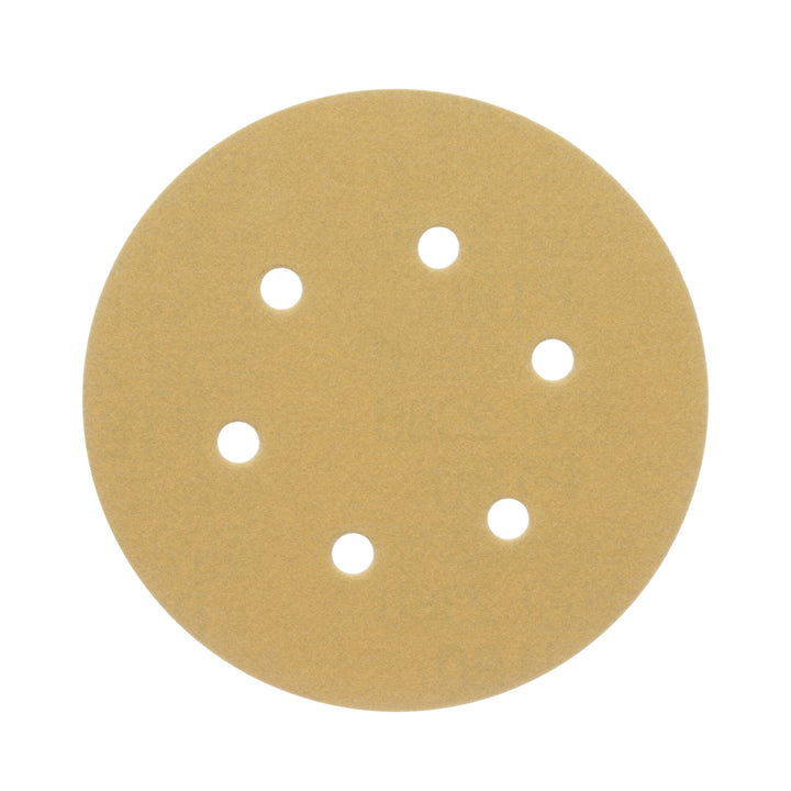 3M Hookit Paper Disc 236U, P180 C-weight, 6 in x 3/8 in, D/F 16HL, Die600BF