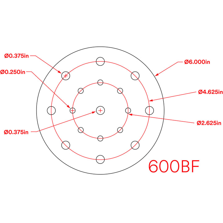 3M Hookit Paper Disc 236U, P180 C-weight, 6 in x 3/8 in, D/F 16HL, Die600BF