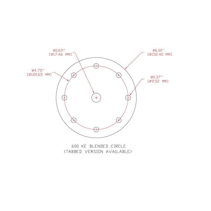 3M Hookit Paper Disc 236U, P120 C-weight, 6 in x 11/16 in, D/F 8HL,Die 600KE