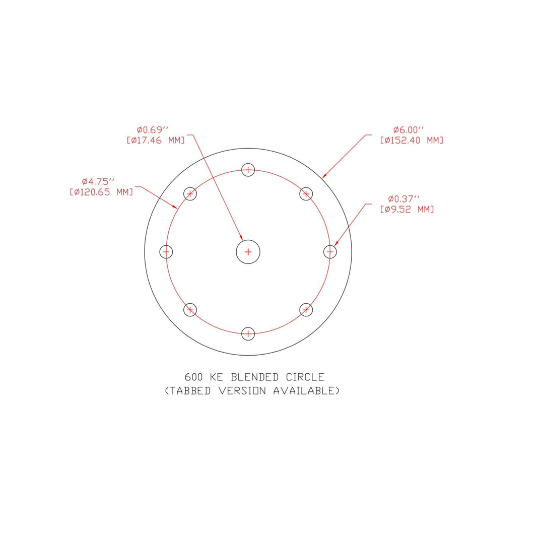 3M Hookit Paper Disc 236U, P500 C-weight, 6 in x 11/16 in, D/F 8HL,Die 600KE