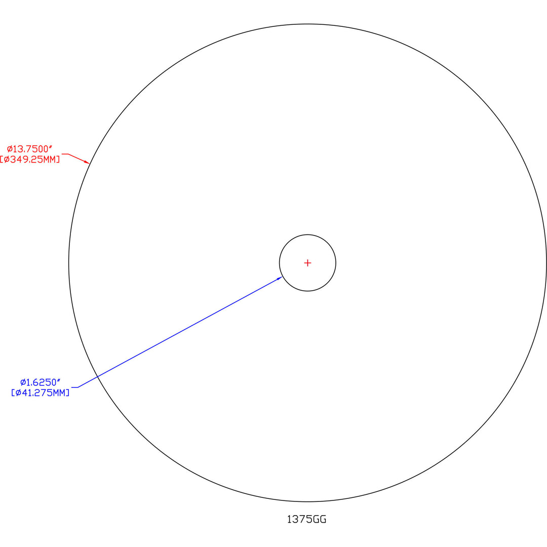 3M Paper Disc 763U, 60 F-weight, 13-3/4 in x 1-5/8 in, Die 1375GG