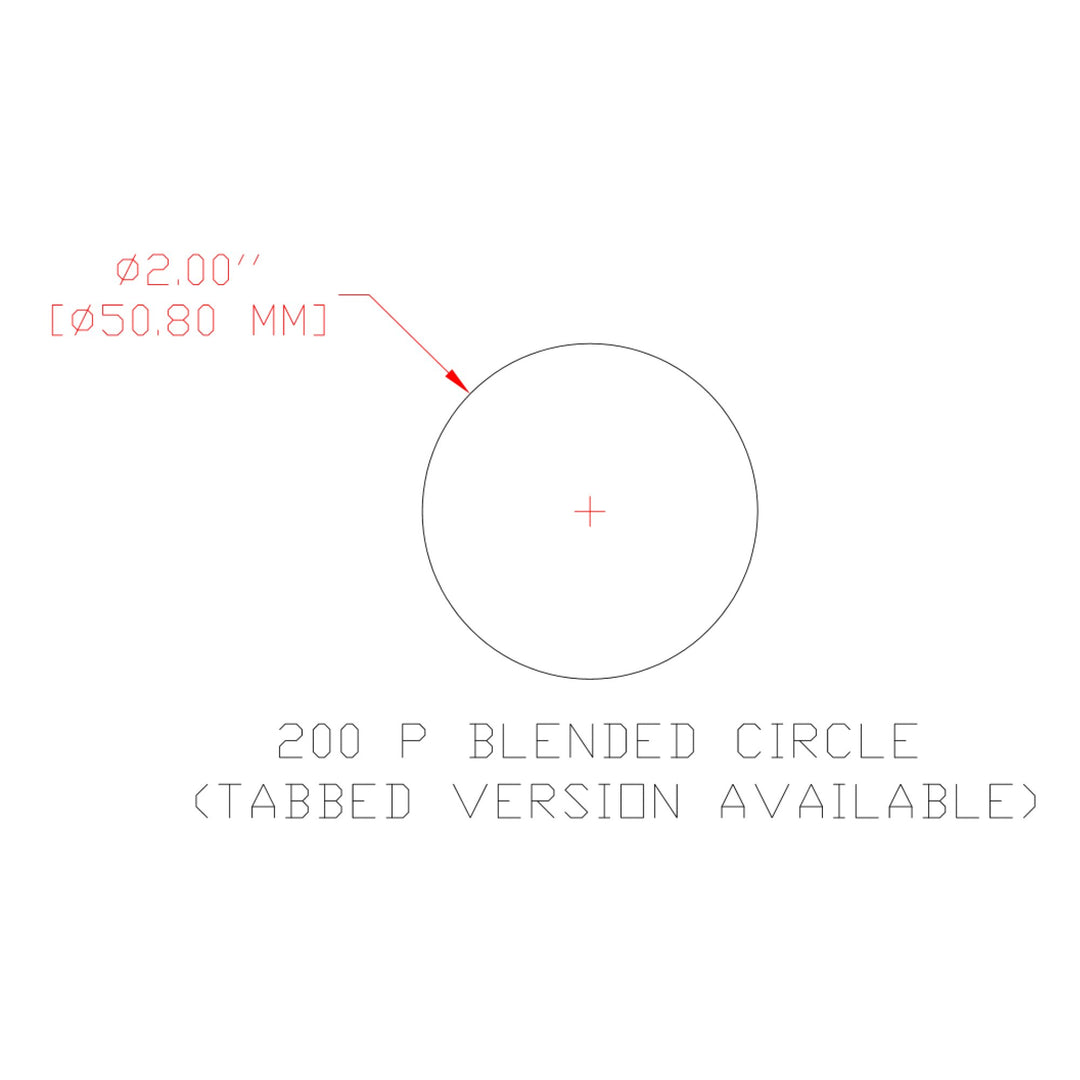 3M Hookit Paper Disc 236U, P500 C-weight, 2 in x NH, Die 200P