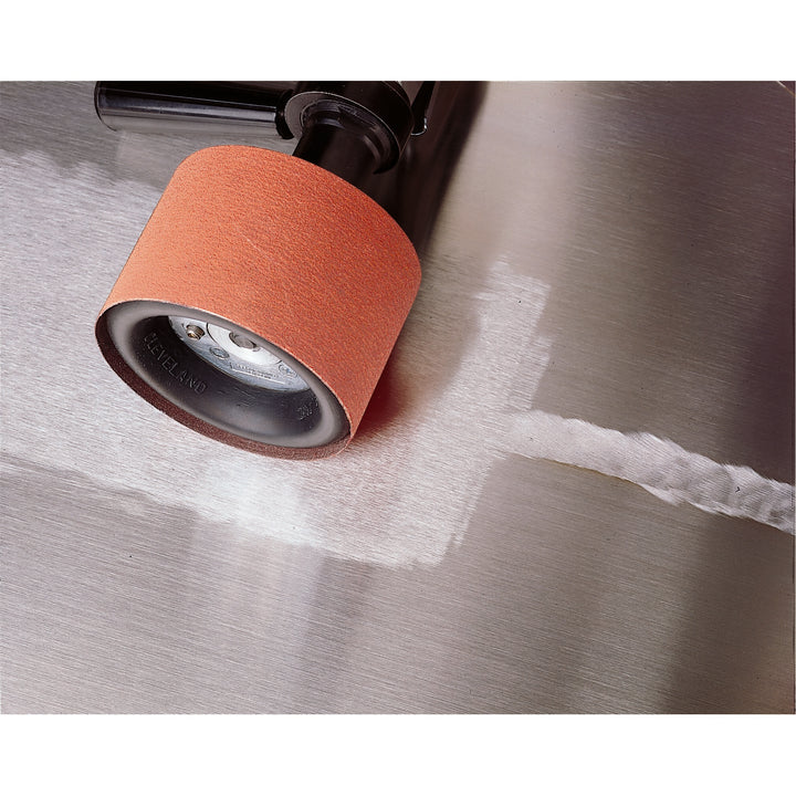 3M Cloth Belt 777F, P120 YF-weight, 3/8 in x 18 in, Fabri-lok,Single-flex