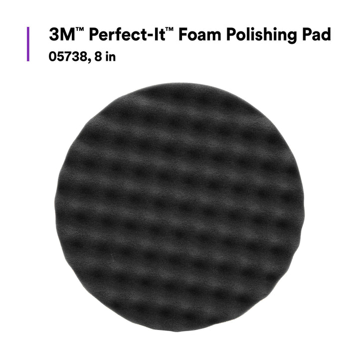 3M Perfect-It Foam Polishing Pad, 05738, 8 in