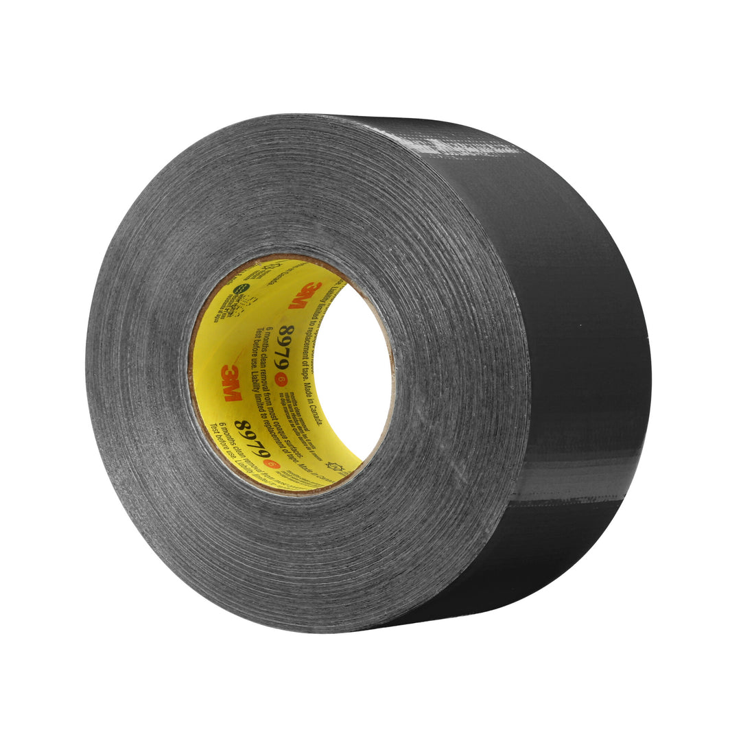 3M Performance Plus Duct Tape 8979, Black, 29 in x 60 yd, 12.1 mil